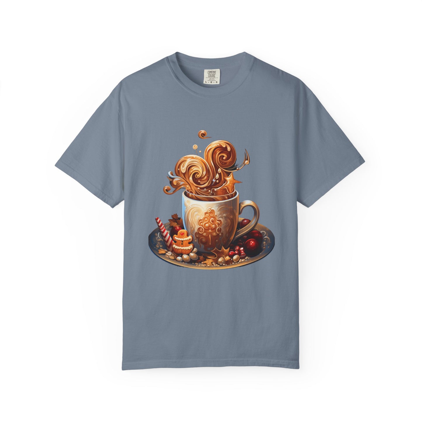 Christmas Coffee Garment-Dyed Heavyweight Tee