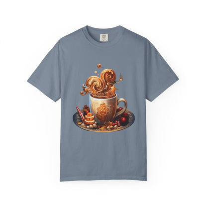 Christmas Coffee Garment-Dyed Heavyweight Tee