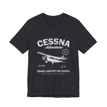 Distressed Aviation Tee for Pilots and Plane Lovers