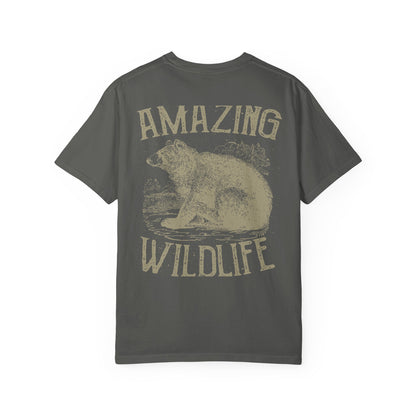 Amazing Wildlife Bear Heavyweight Garment-Dyed Tee