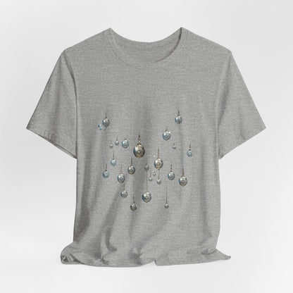 Elegant Christmas Ornaments Tee | Holiday Art