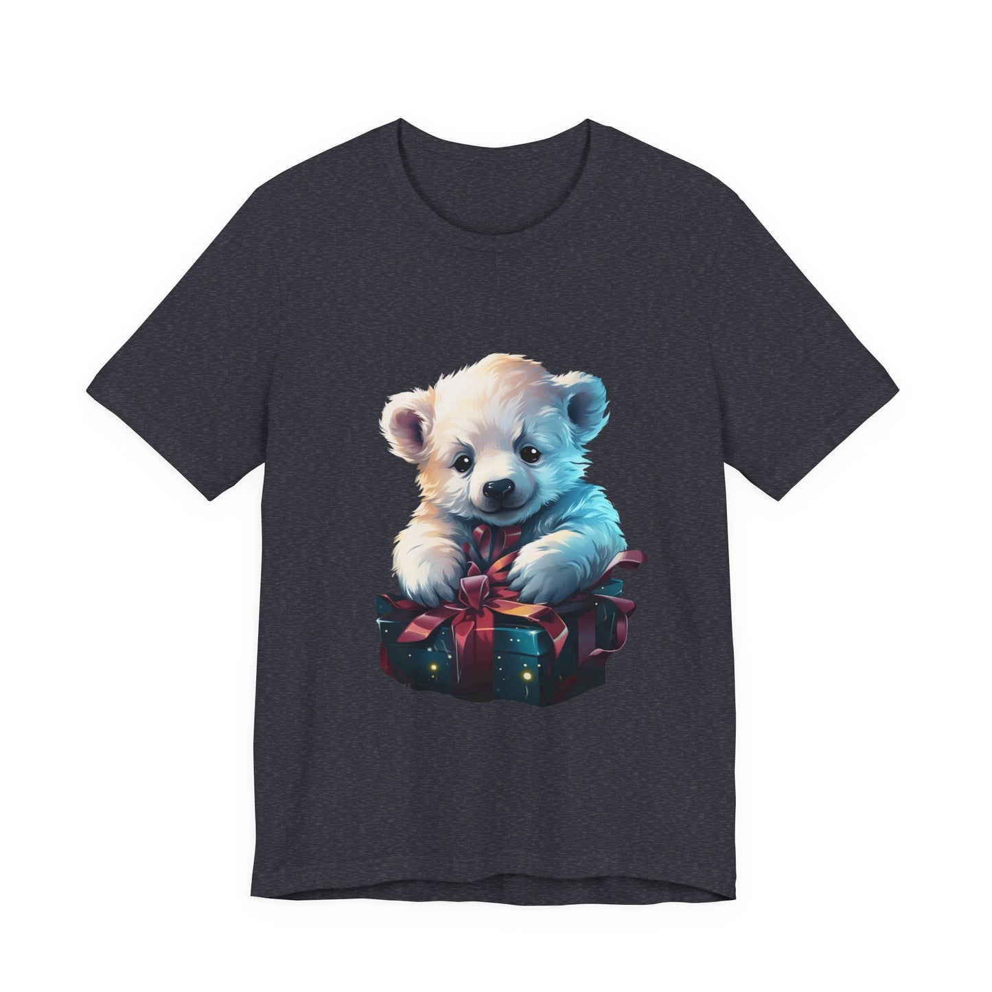 Cute Polar Bear Christmas T-Shirt Gift Tee