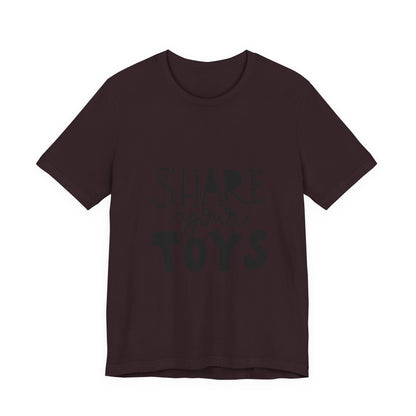 Share Your Toys T-Shirt Kids Lettering Tee