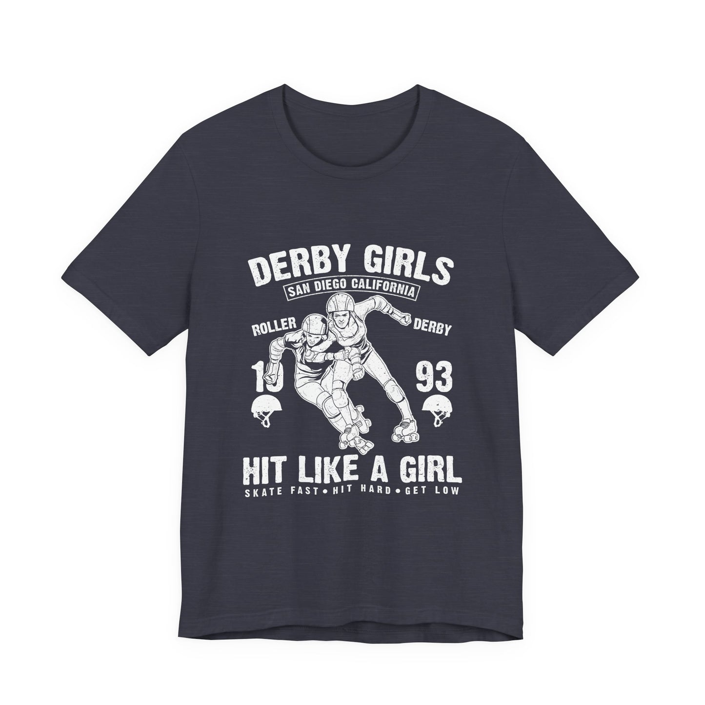 Derby Girls T-Shirt Roller Skating Gift Tee