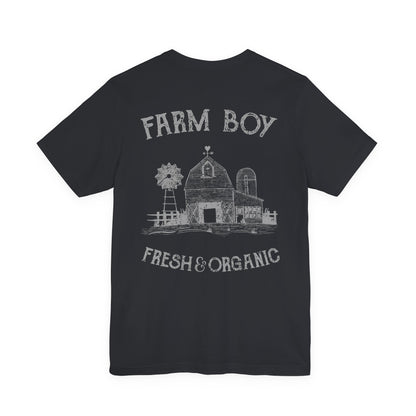 Farm Boy T-Shirt Fresh & Organic Barn Tee
