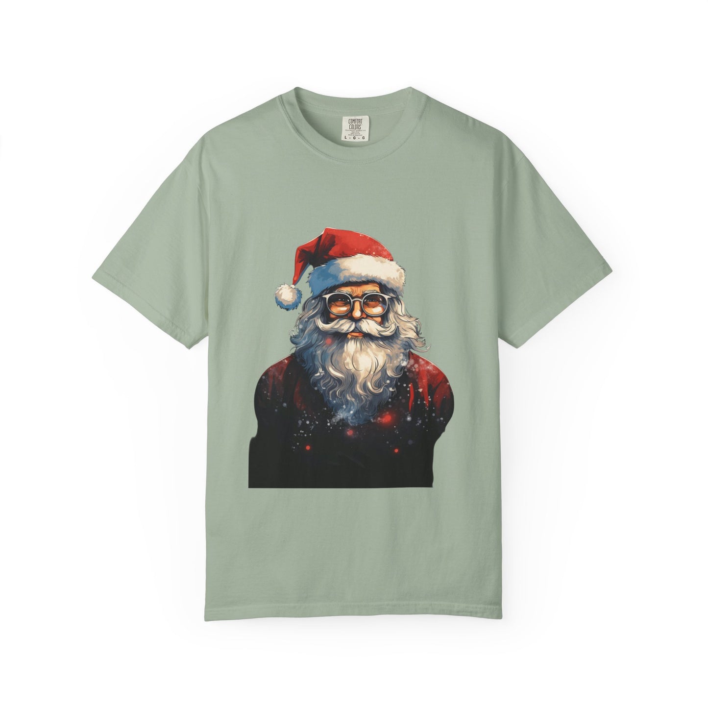 Cool Santa Claus Garment-Dyed Christmas Tee