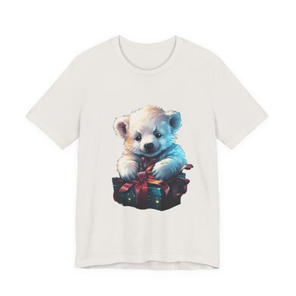 Cute Polar Bear Christmas T-Shirt Gift Tee