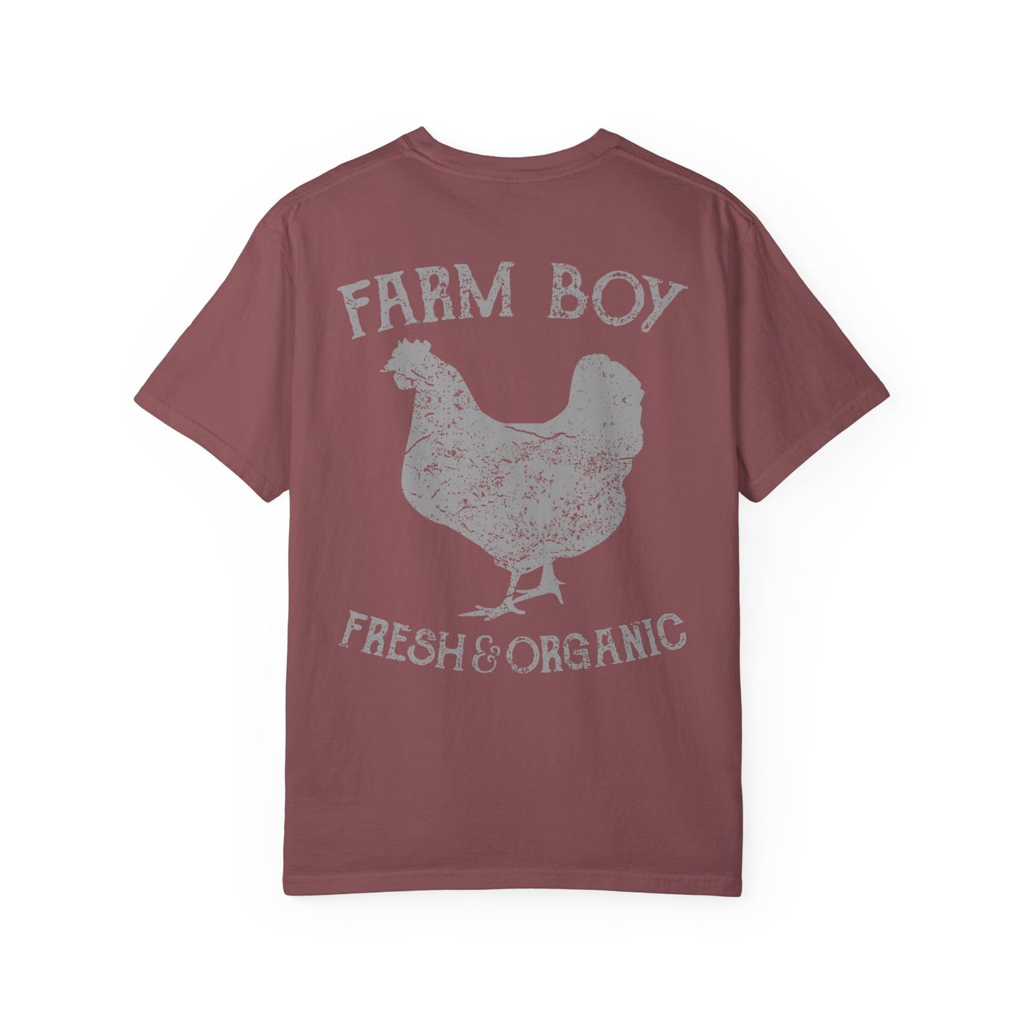 Farm Boy Rooster Garment-Dyed Heavyweight Tee