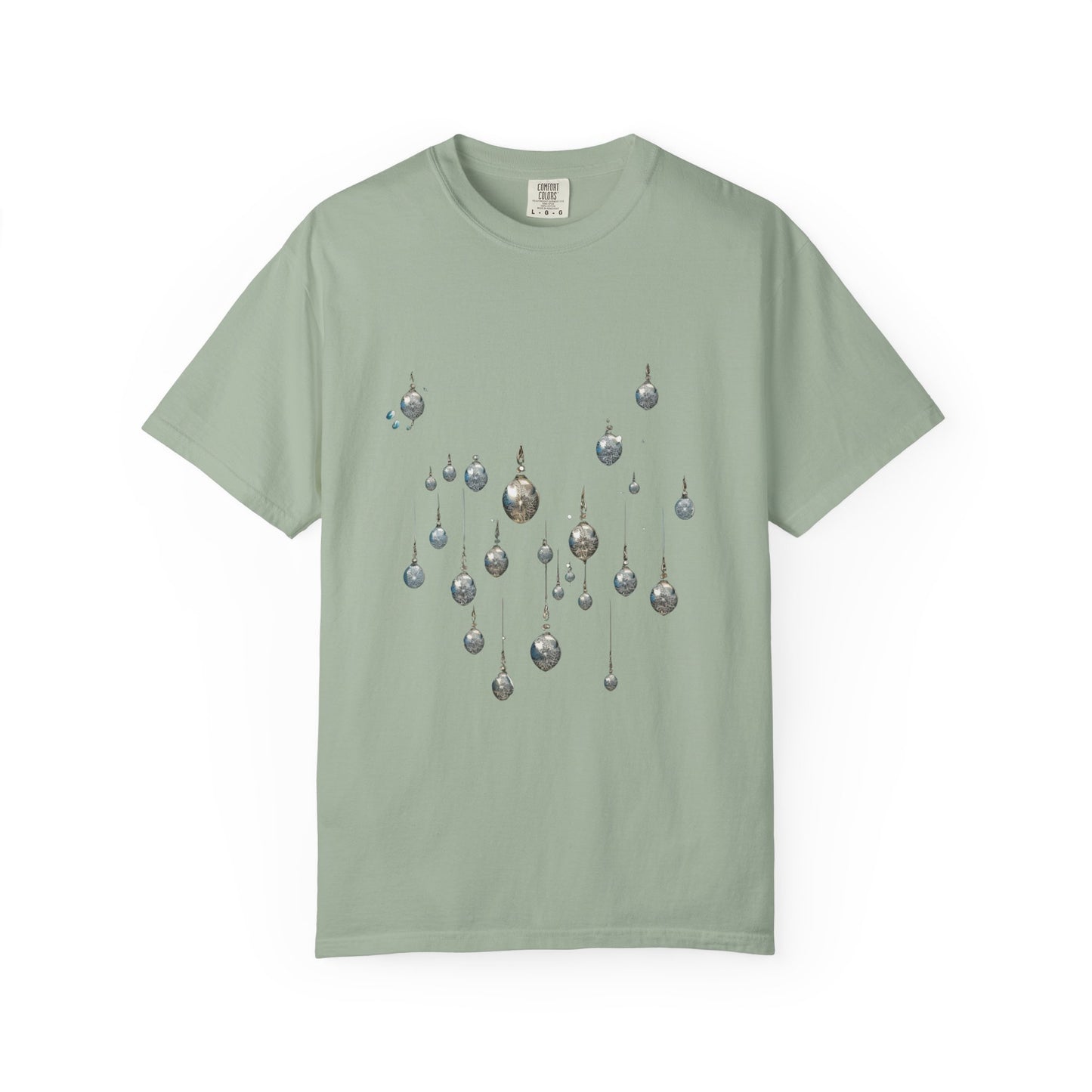 Elegant Christmas Ornaments Tee | Heavyweight
