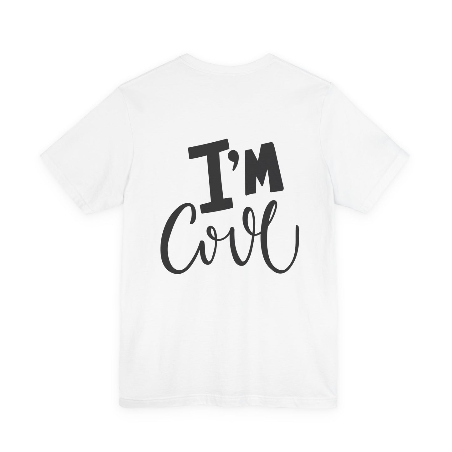 I'm Cool Tee Funny Kids Typography T-Shirt
