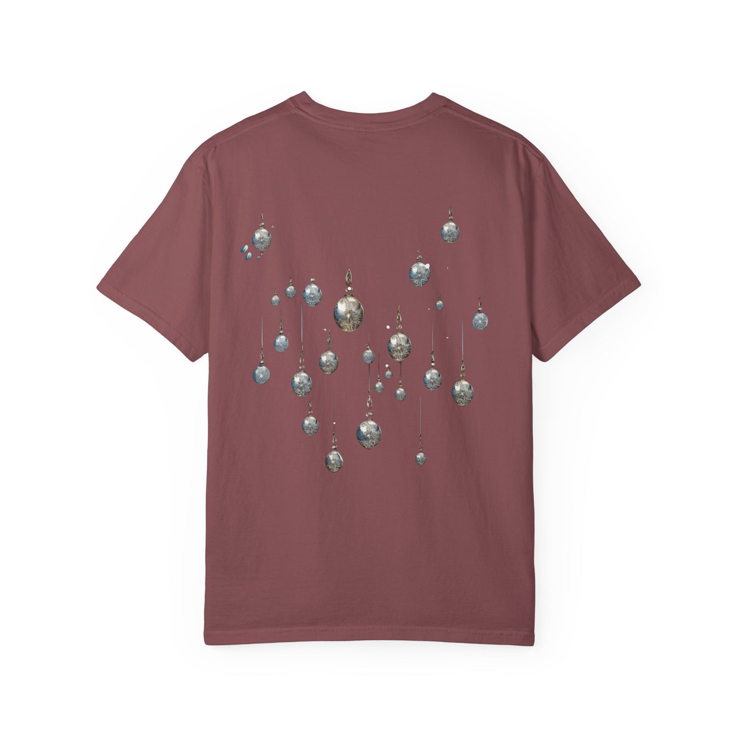 Elegant Christmas Ornaments Tee | Heavyweight