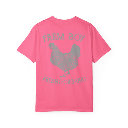 Farm Boy Rooster Garment-Dyed Heavyweight Tee