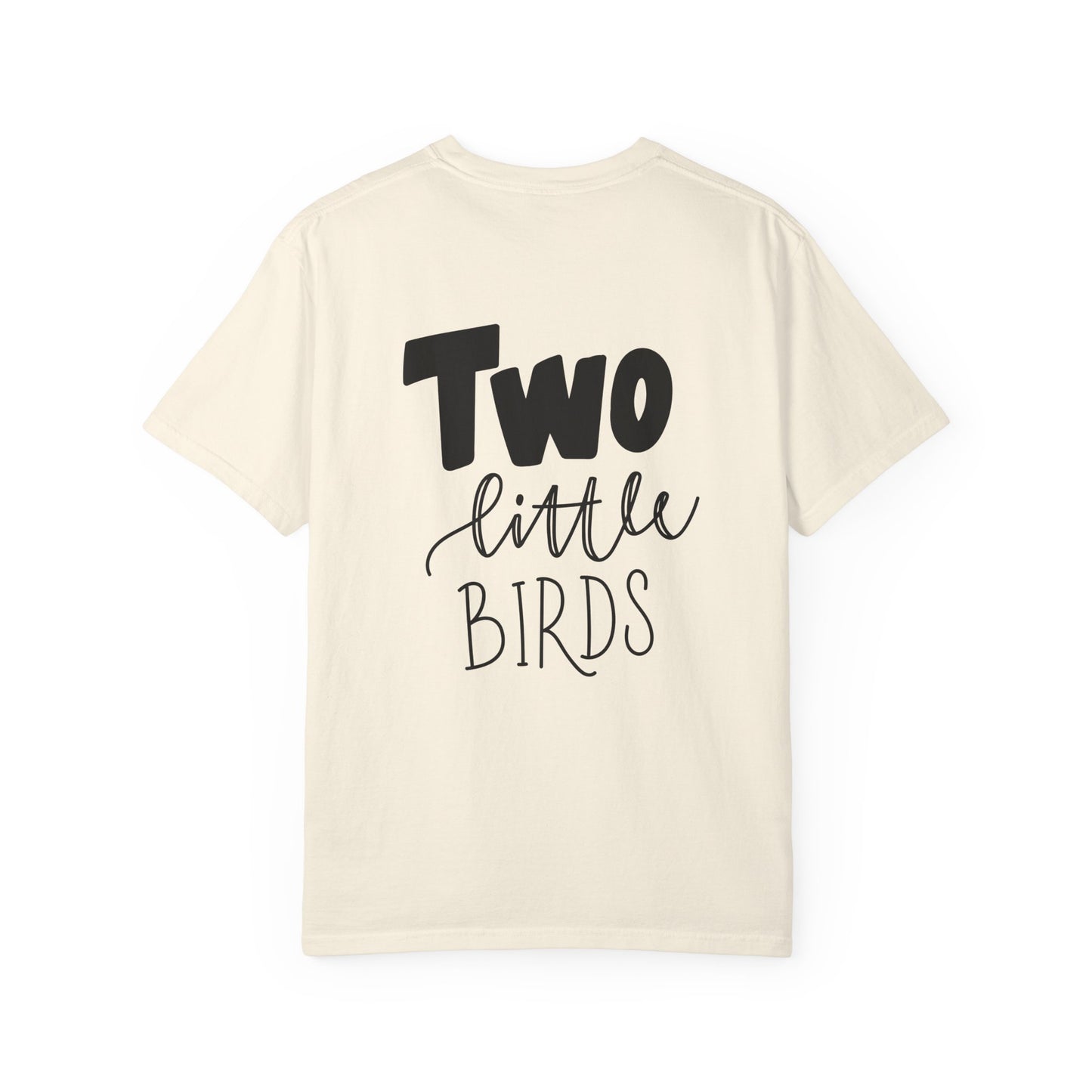 Two Little Birds Garment-Dyed 2nd Birthday Tee