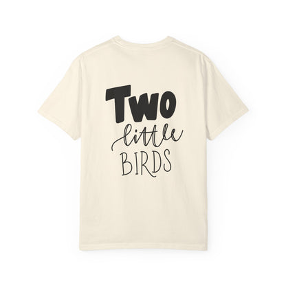Two Little Birds Garment-Dyed 2nd Birthday Tee