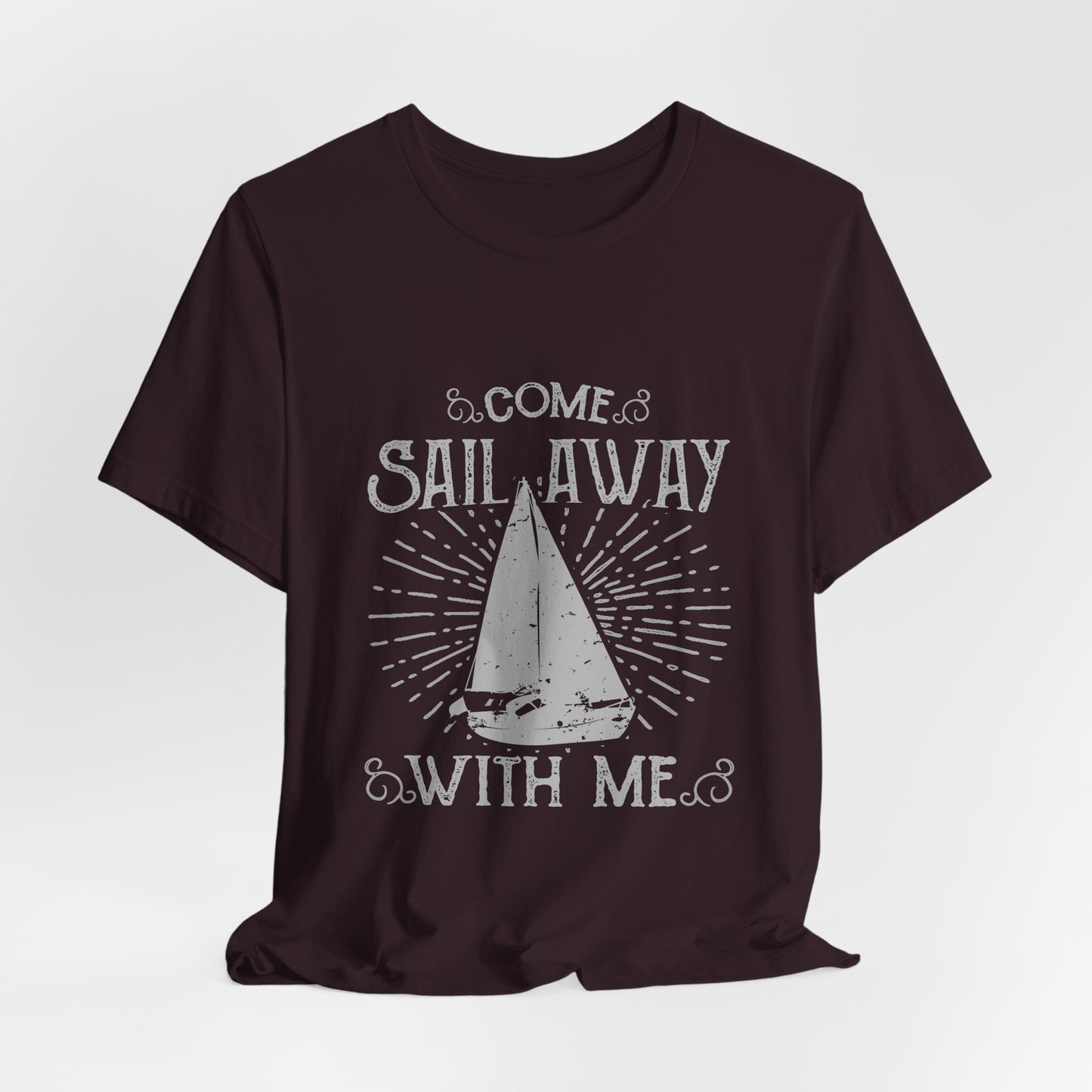 Come Sail Away T-Shirt Retro Nautical Sailing Tee