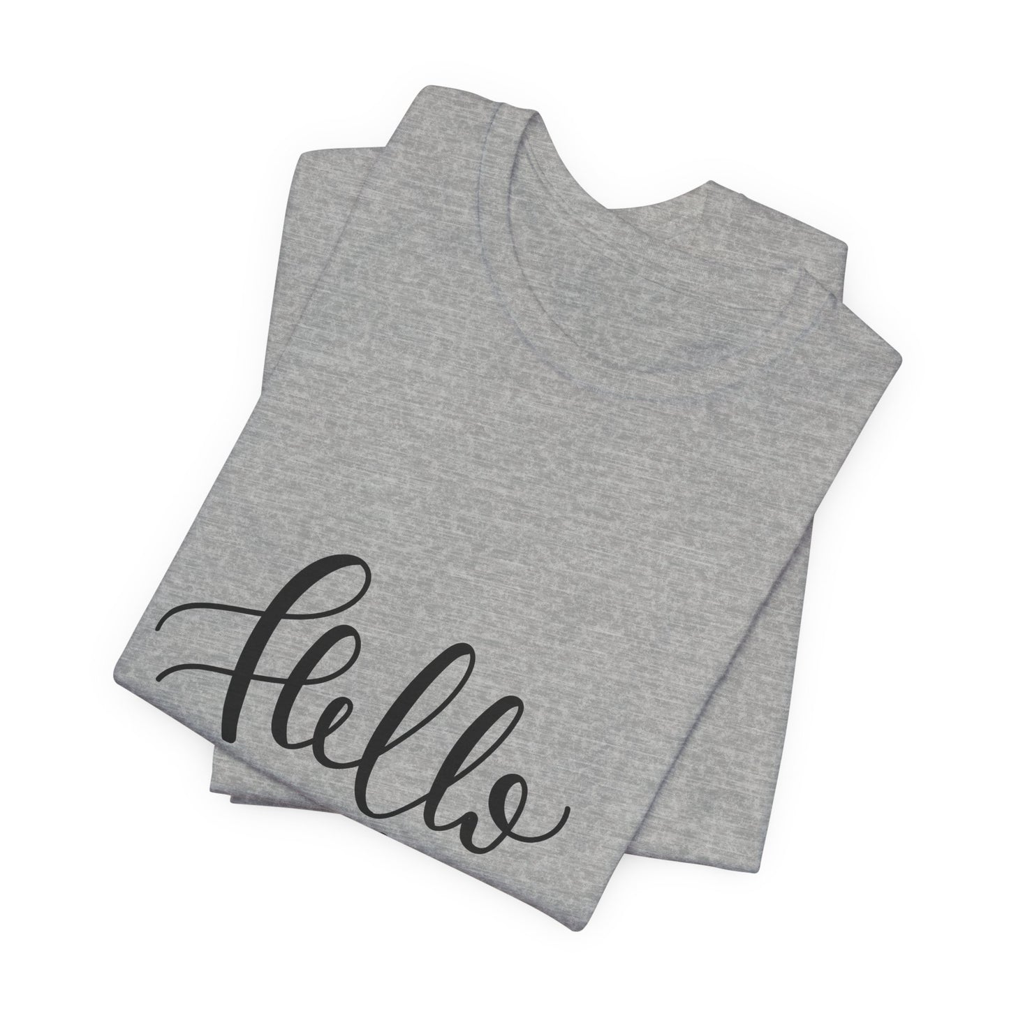 Hello Handsome T-Shirt Funny Calligraphy Tee