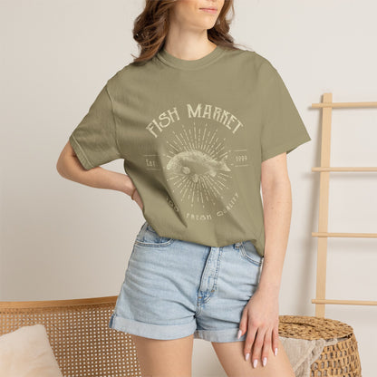 Fish Market Garment-Dyed Tee Est. 1999 Fishing