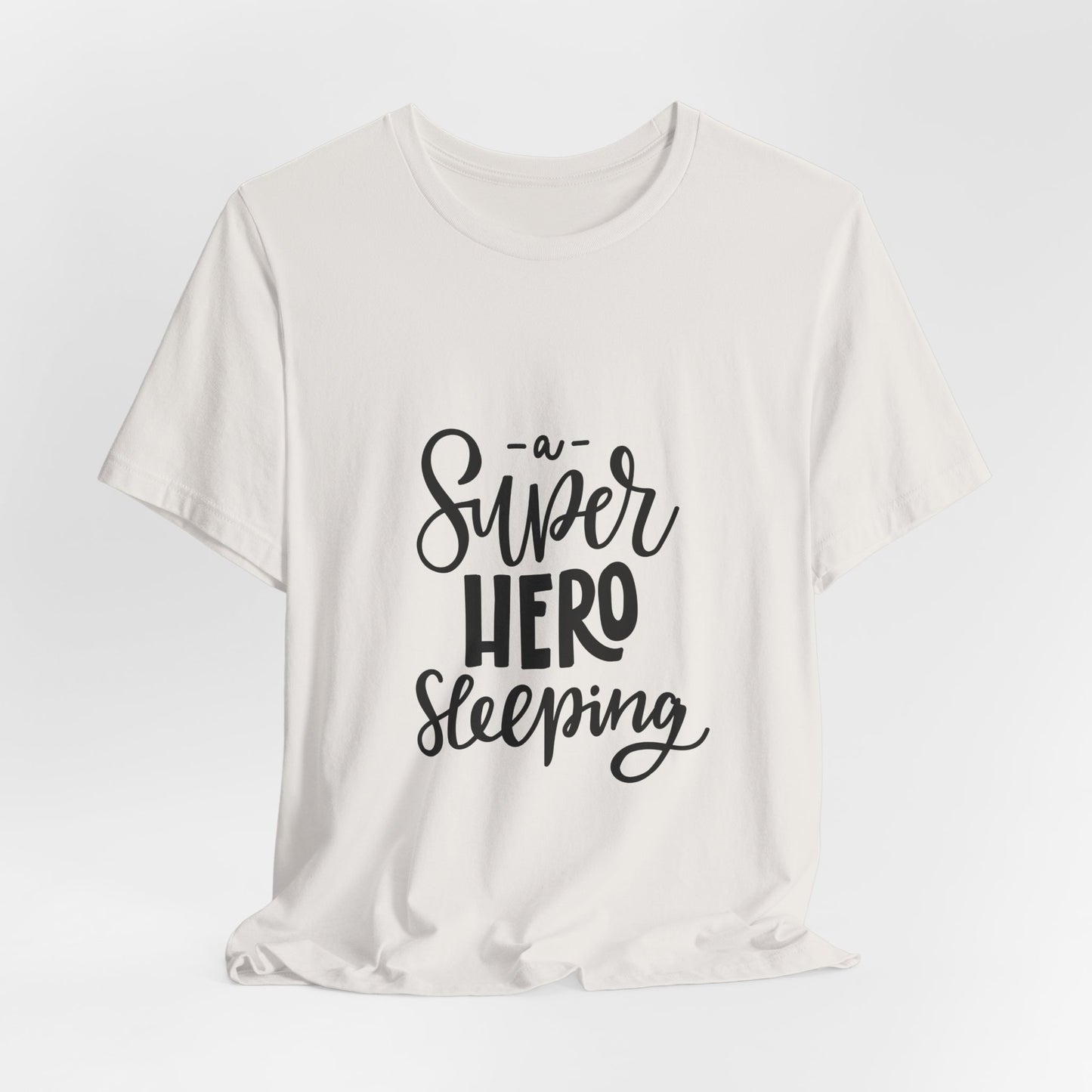 A Super Hero Sleeping Kids T-Shirt