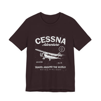 Distressed Aviation Tee for Pilots and Plane Lovers
