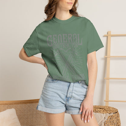 General Contractor Funny Heavyweight Tee Gift