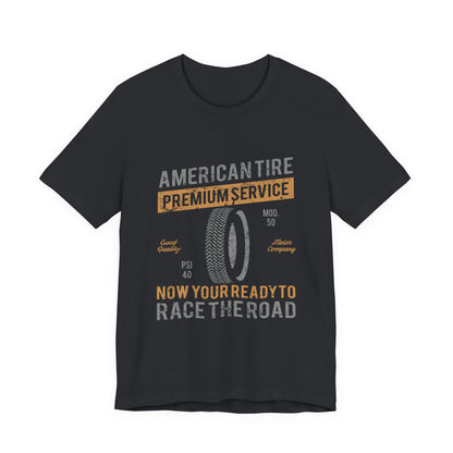 Retro American Tire T-Shirt Race the Road