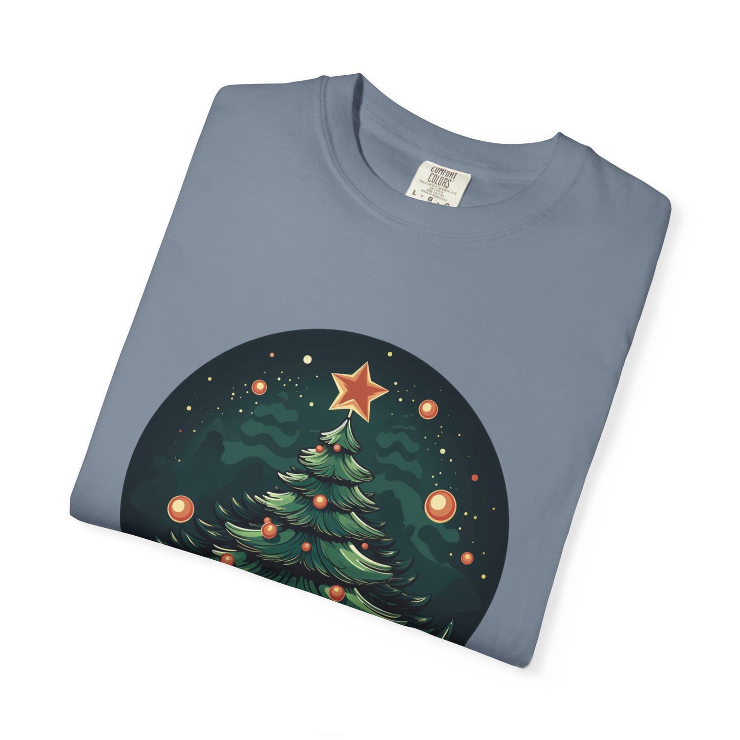 Retro Christmas Tree Heavyweight Garment-Dyed Tee
