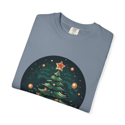 Retro Christmas Tree Heavyweight Garment-Dyed Tee