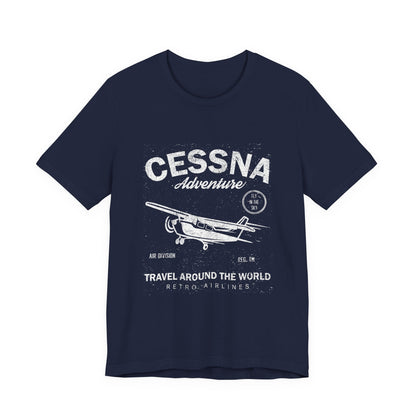 Distressed Aviation Tee for Pilots and Plane Lovers