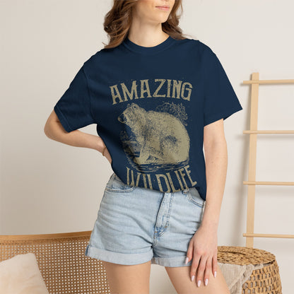 Amazing Wildlife Bear Heavyweight Garment-Dyed Tee