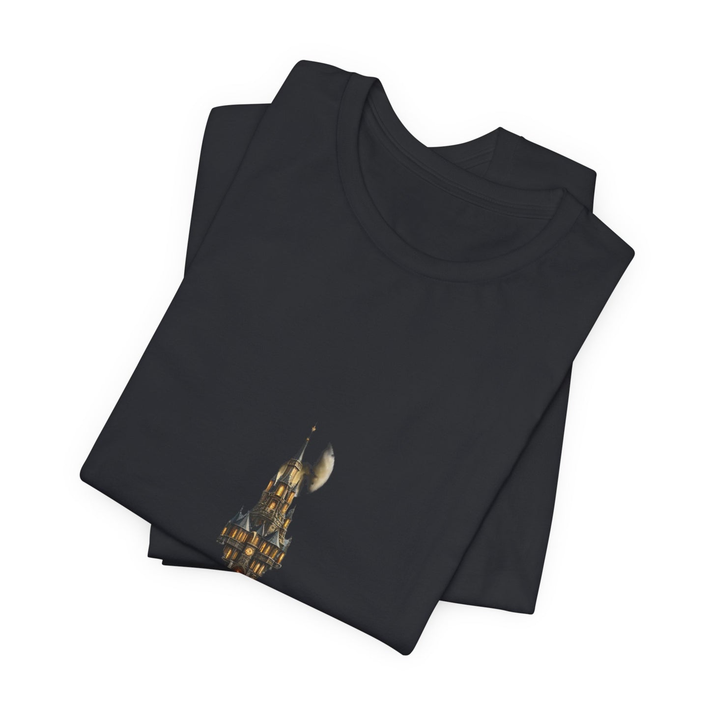 Fantasy Castle Book Christmas T-Shirt