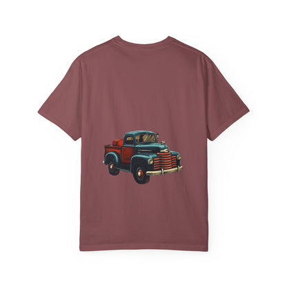 Vintage Christmas Truck Garment-Dyed Tee Holiday