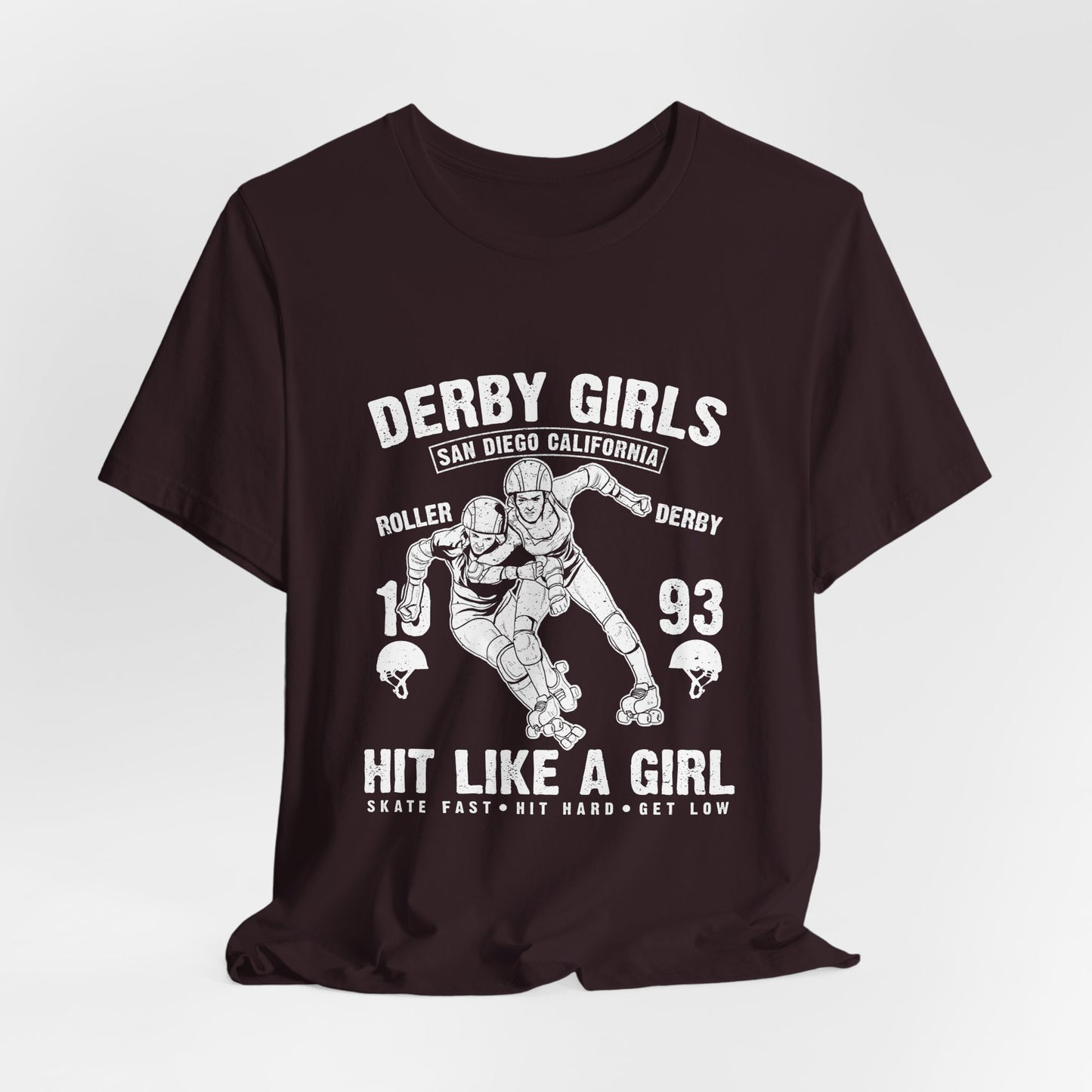 Derby Girls T-Shirt Roller Skating Gift Tee
