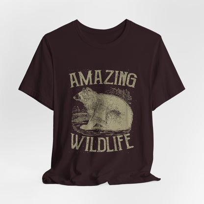 Amazing Wildlife Bear T-Shirt Vintage Outdoors