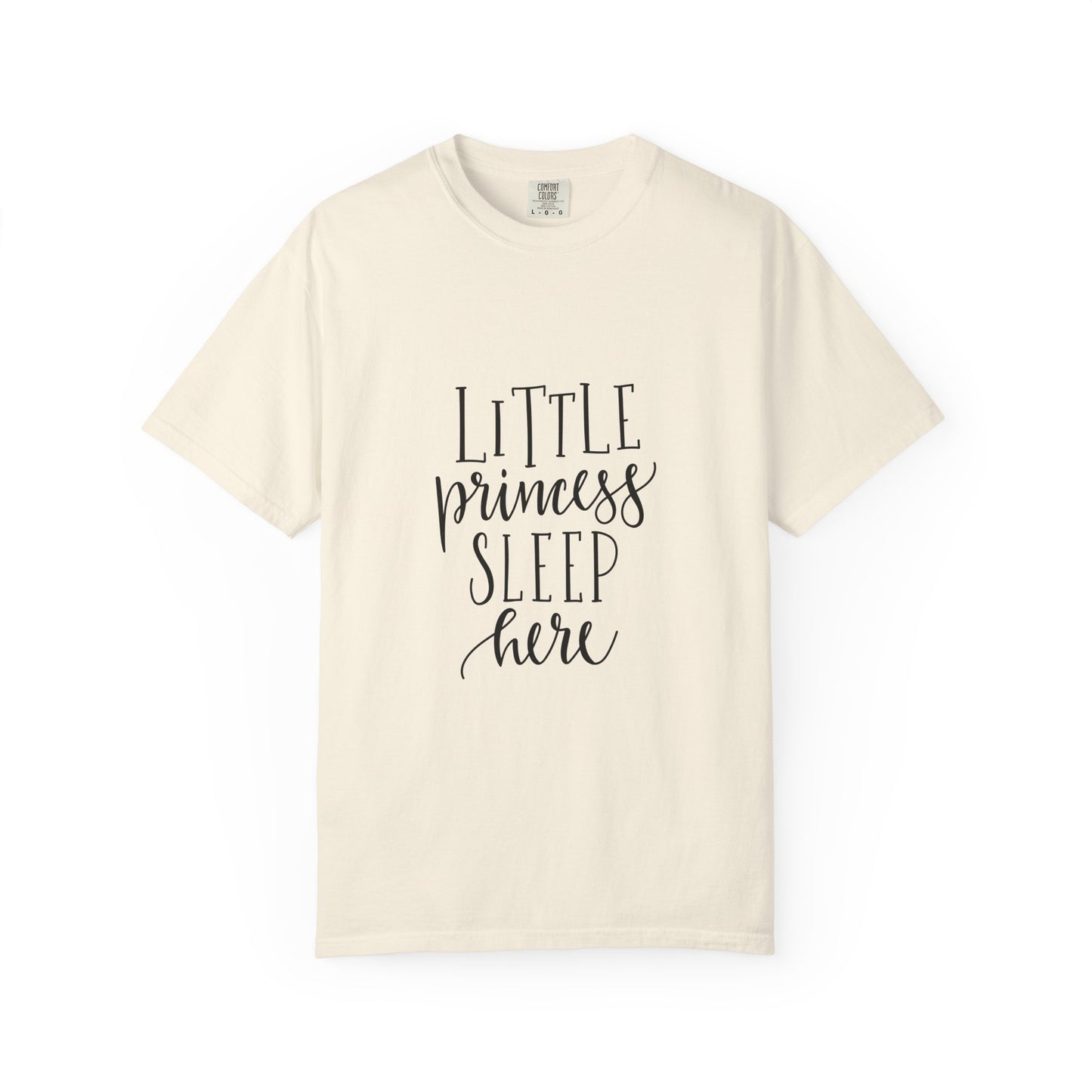 Little Princess Sleep Here Girls Tee