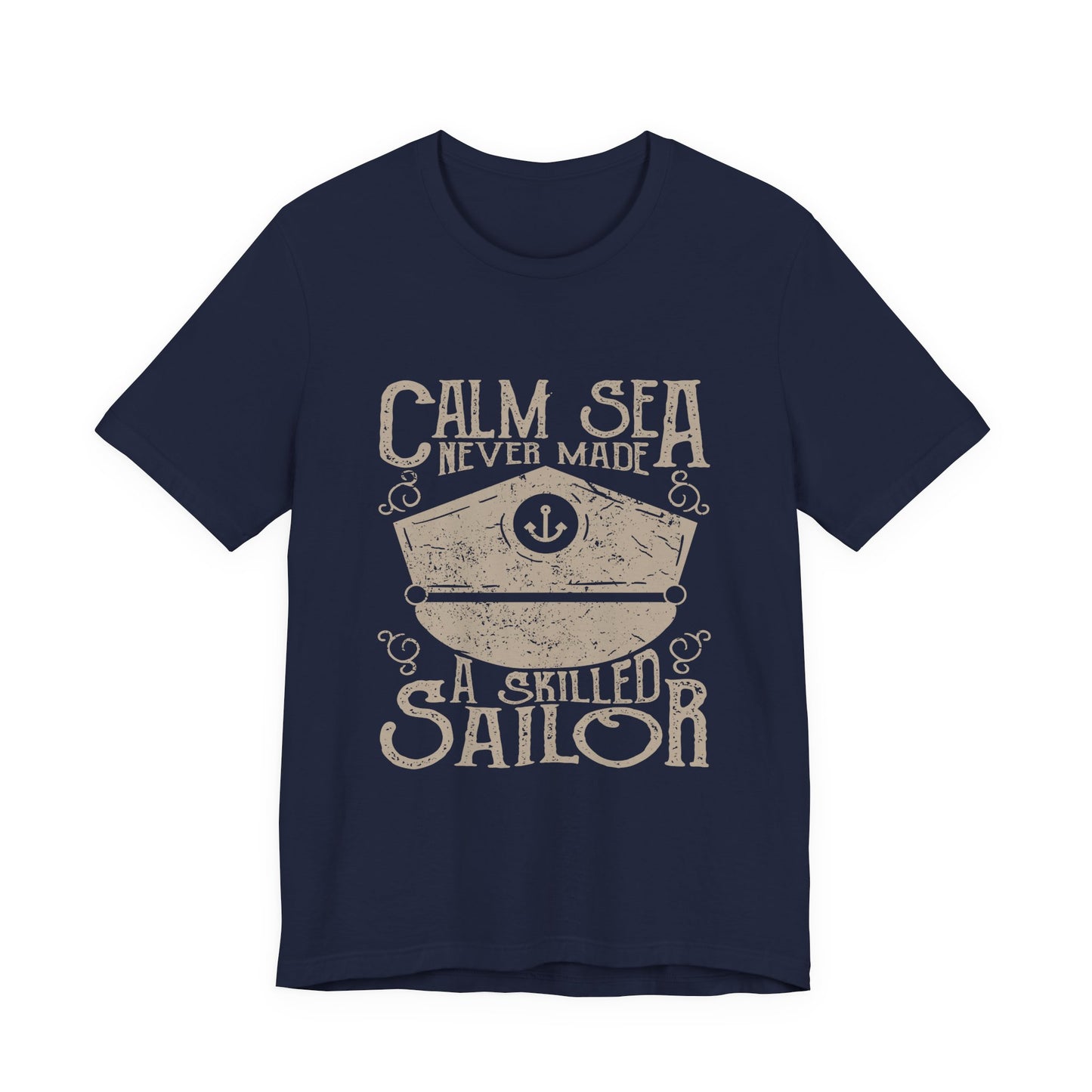 Calm Sea Skilled Sailor T-Shirt Nautical Tee