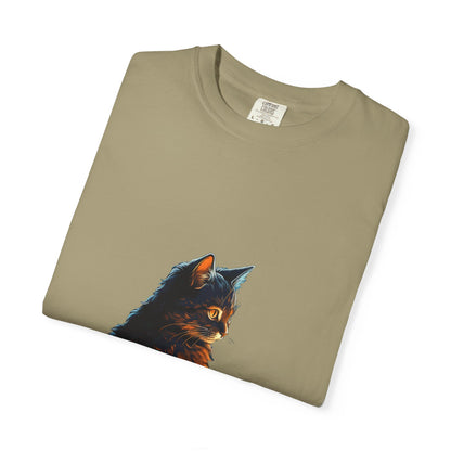Cat by Candlelight Christmas Heavyweight Tee