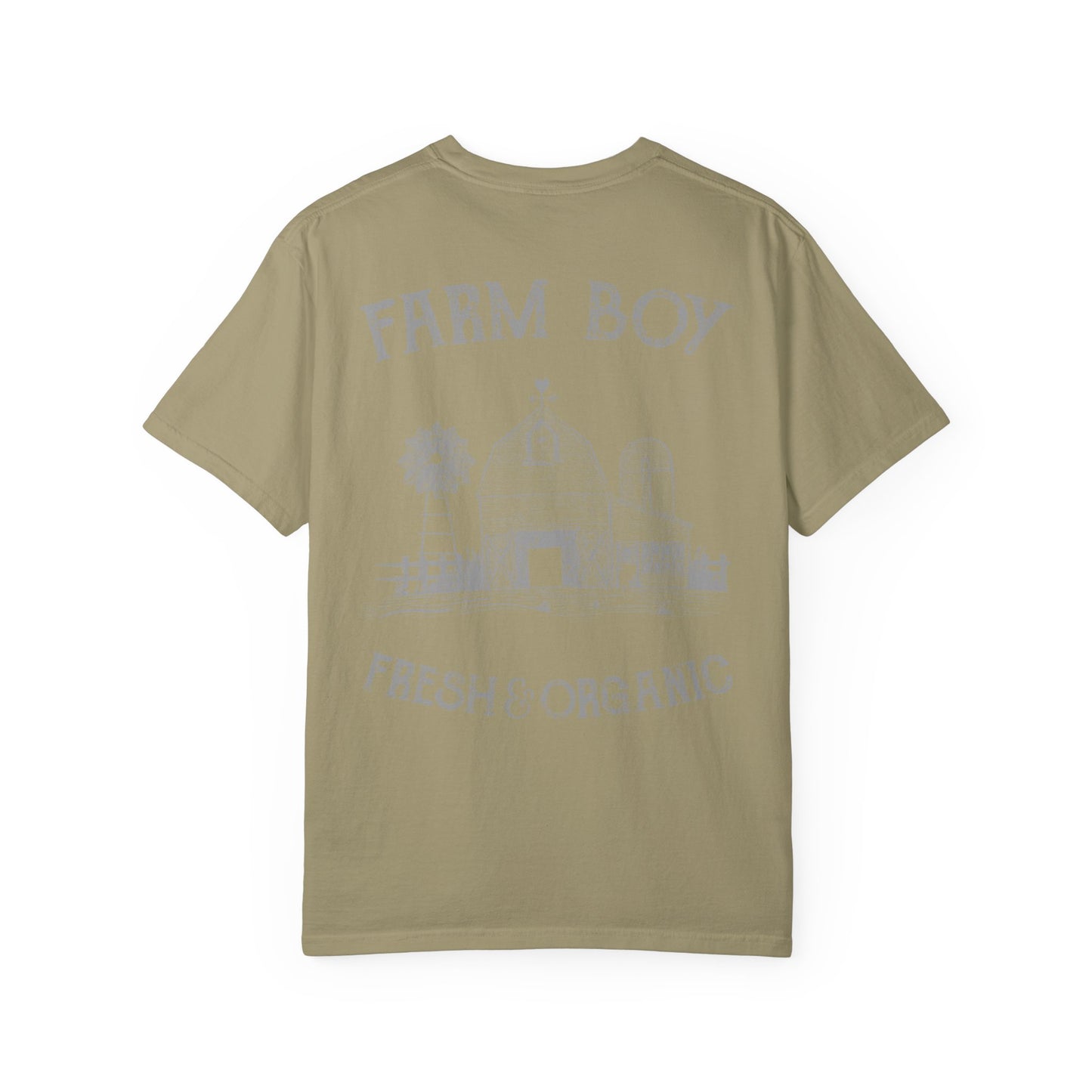 Farm Boy Tee Vintage Barn Garment-Dyed Shirt