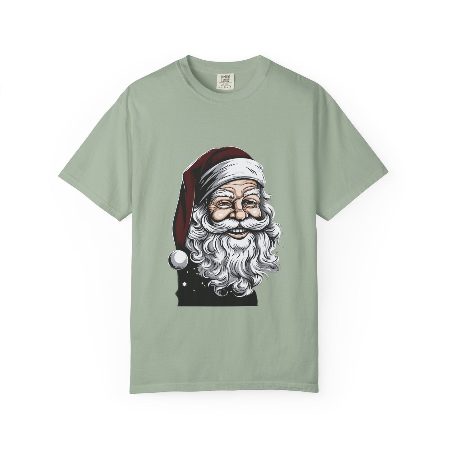 Funny Santa Claus Garment-Dyed Christmas Tee