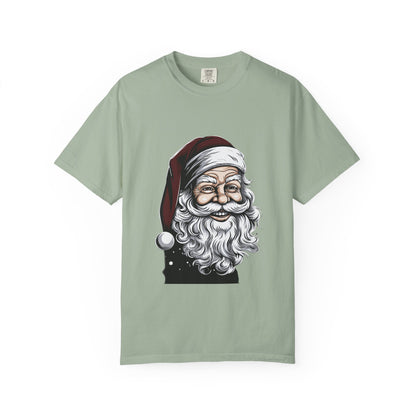 Funny Santa Claus Garment-Dyed Christmas Tee