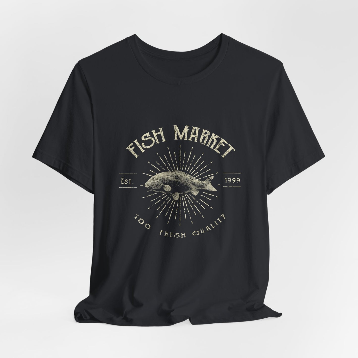 Fish Market Vintage Tee Est. 1999 Fishing Shirt