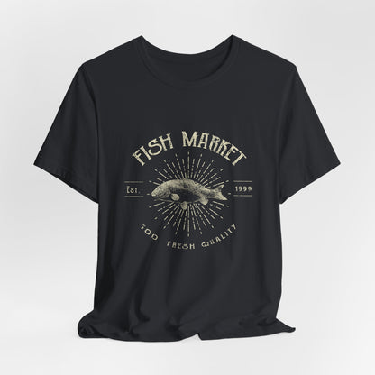 Fish Market Vintage Tee Est. 1999 Fishing Shirt