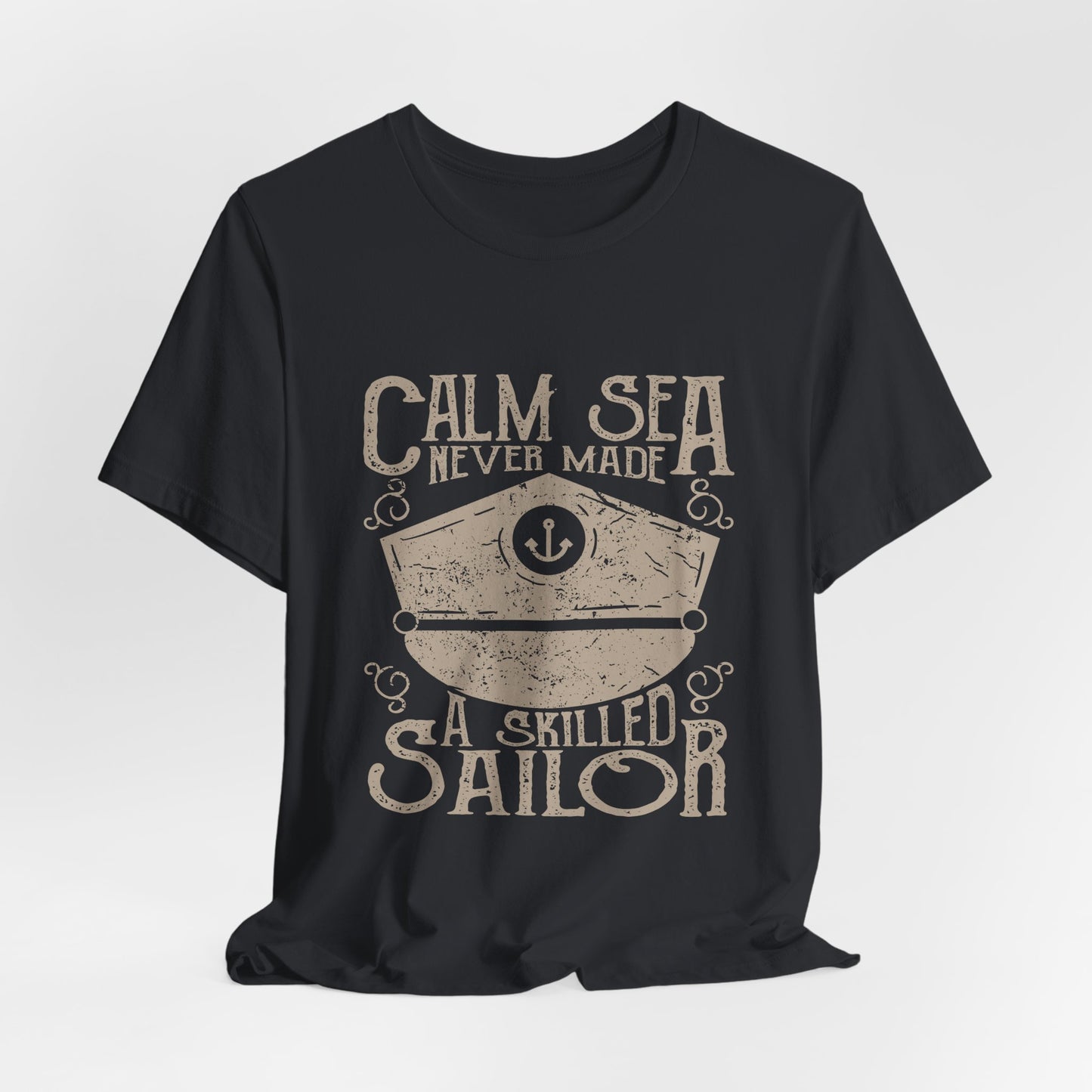 Calm Sea Skilled Sailor T-Shirt Nautical Tee