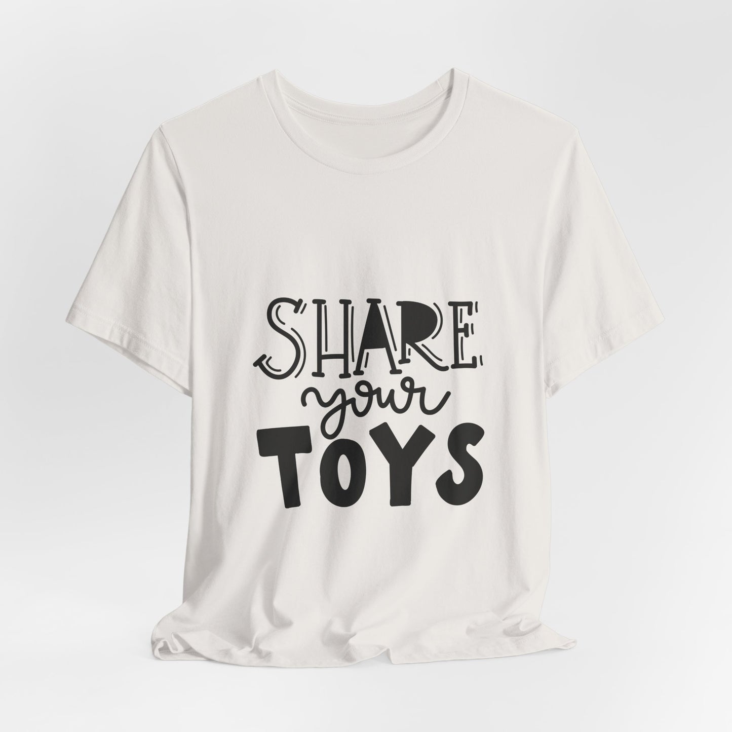 Share Your Toys T-Shirt Kids Lettering Tee