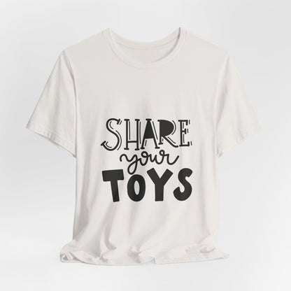 Share Your Toys T-Shirt Kids Lettering Tee