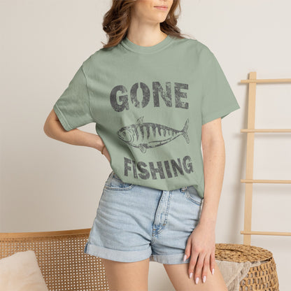 Gone Fishing Heavyweight Garment-Dyed Vintage Tee