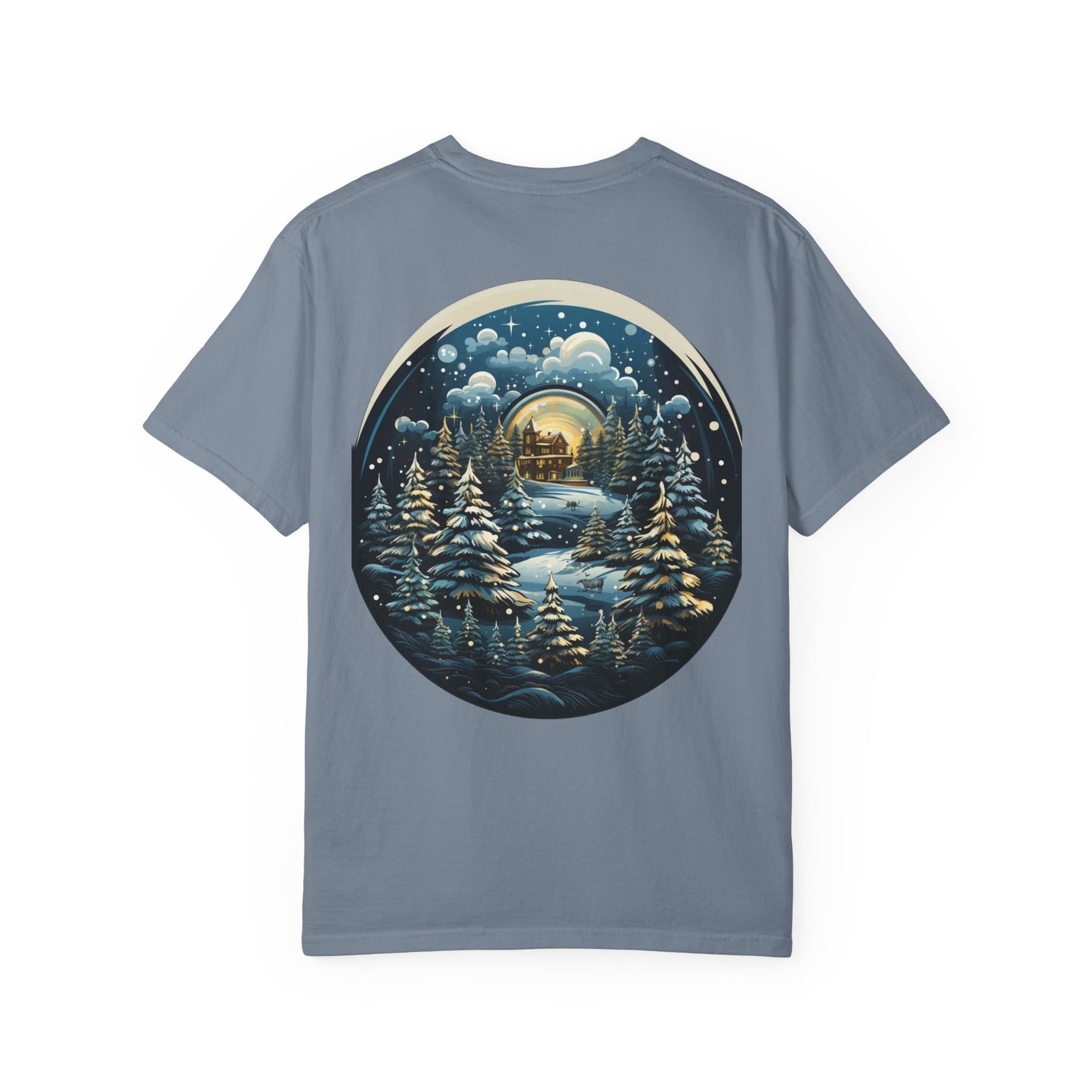 Snow Globe Christmas Garment-Dyed Tee Winter