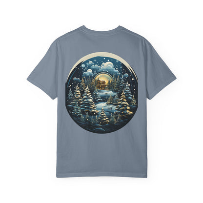 Snow Globe Christmas Garment-Dyed Tee Winter