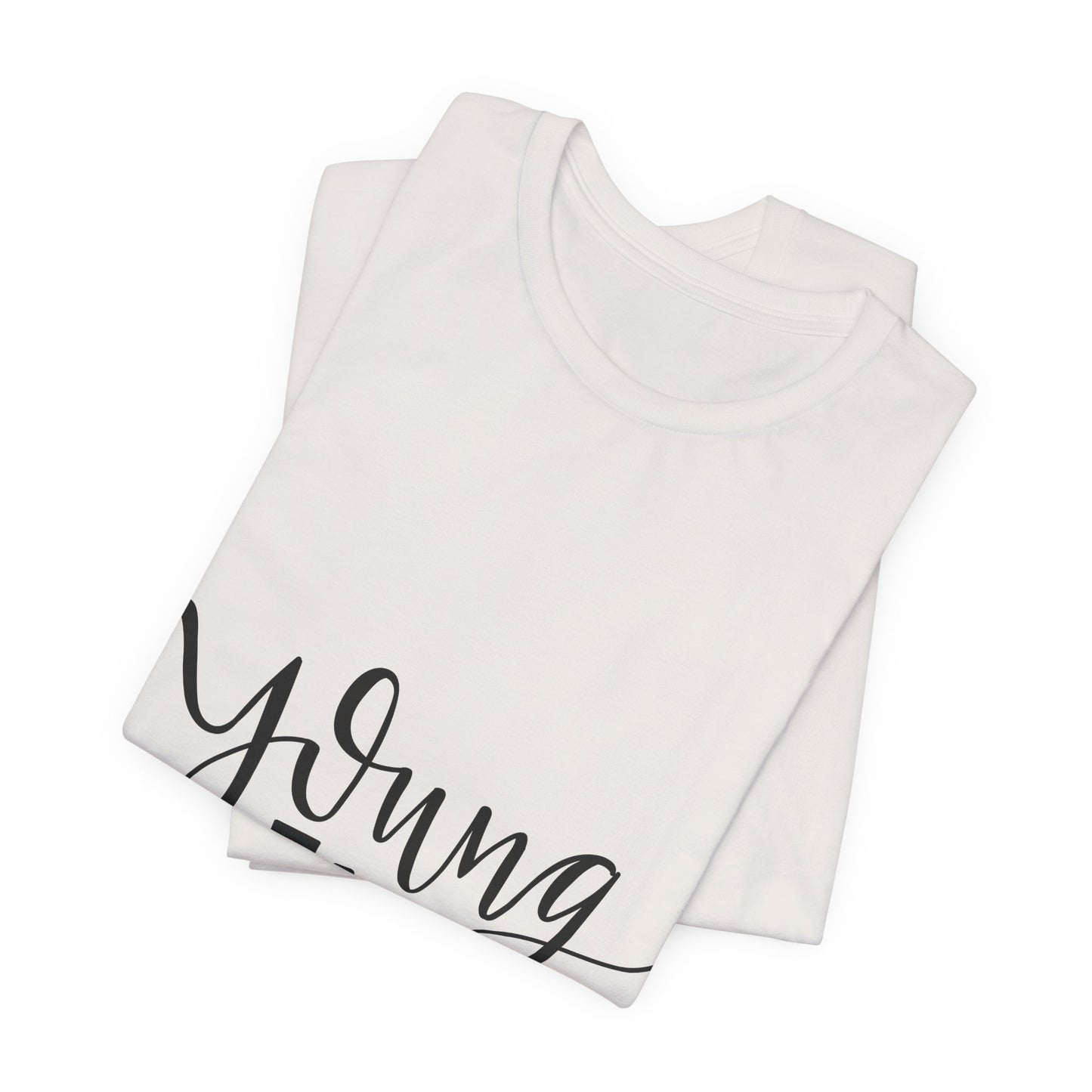 Young Hearts T-Shirt Hand Lettered Script Tee