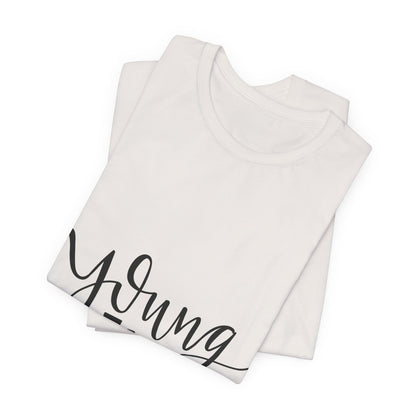 Young Hearts T-Shirt Hand Lettered Script Tee