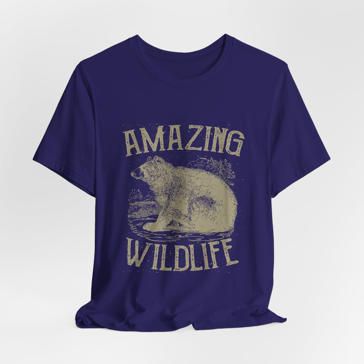 Amazing Wildlife Bear T-Shirt Vintage Outdoors